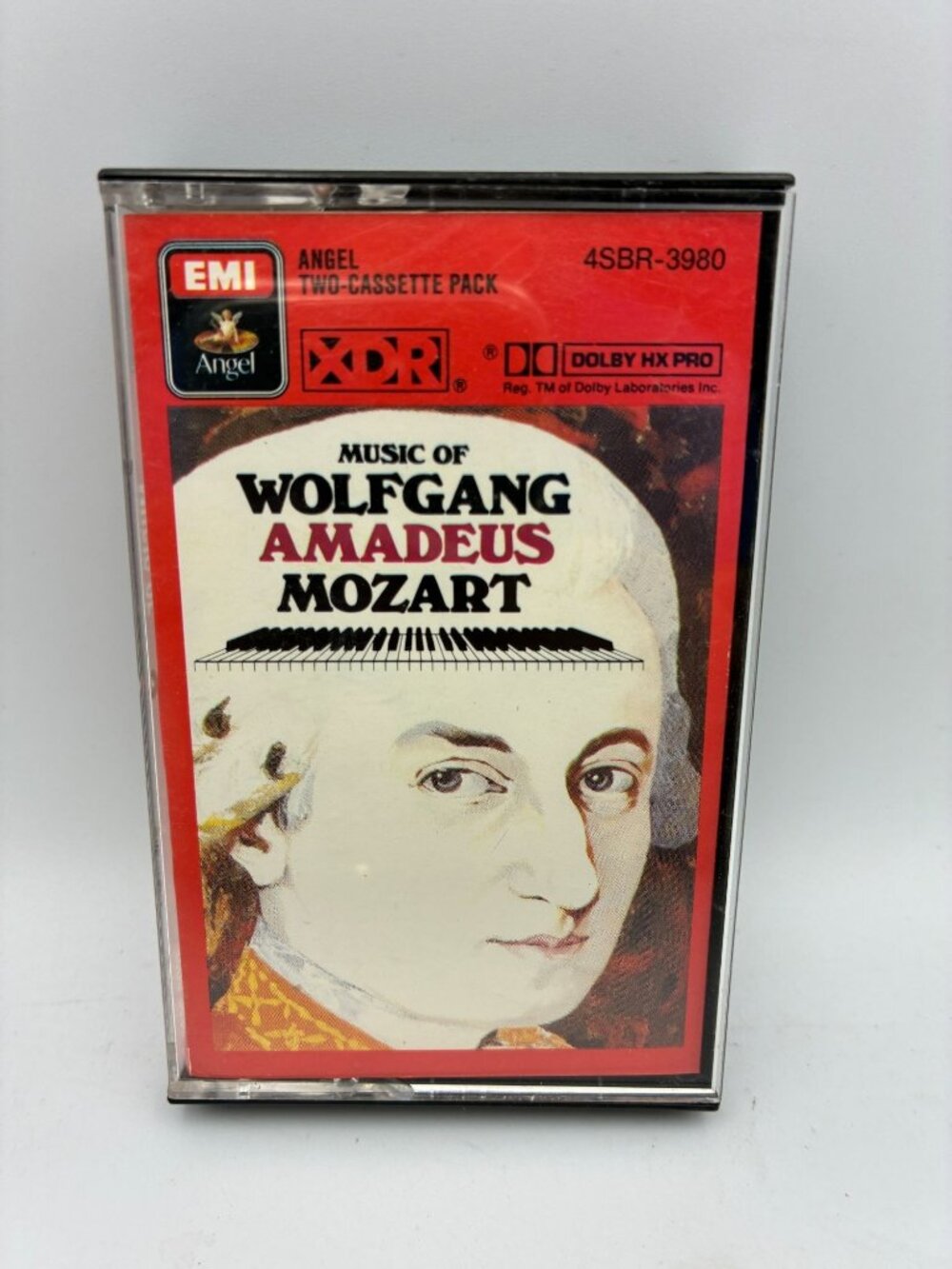Music Of Wolfgang Amadeus Mozart Cassette Set 1985 Angel EMI Dolby 4SBR-3980